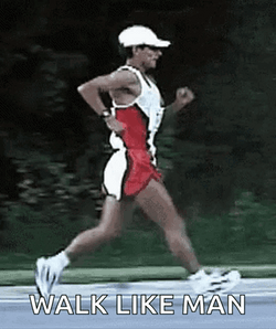 Power Walking Walk Like Man GIF