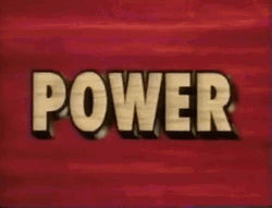 Power Zooming Letter GIF