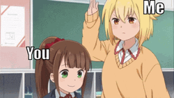 Powerful Anime Head Bonk  GIF