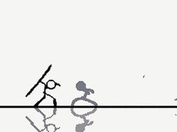 Powerful Stickman Take Over Enemies  GIF