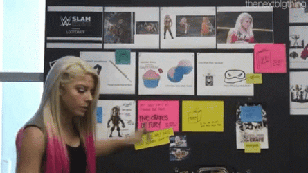 Powerpoint Girl Planning GIF
