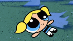Powerpuff Girls Bubbles Gets Dizzy GIF