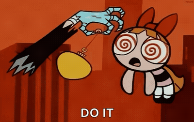 Powerpuff Girls Character Hypnotised GIF