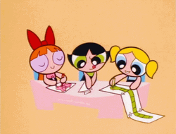 Powerpuff Girls Coloring Fun GIF