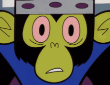 Powerpuff Girls Mojojojo Monkey Mmmm Confused GIF