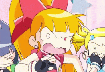 Powerpuff Girls Z Weird Reaction GIF