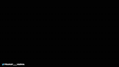 Prabhas Text On Black Background GIF
