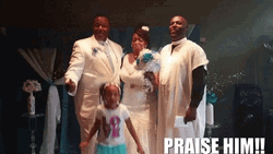 Praise Jesus Happy Family Wedding Celebration GIF