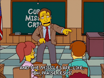 Praise Jesus The Simpsons GIF