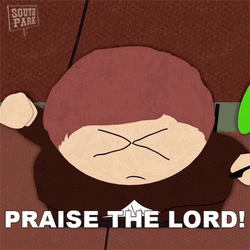Praise The Lord Eric Cartman South Park GIF