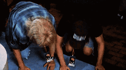Praising Hands Up Bowing GIF