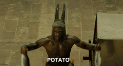 Praising Potato GIF