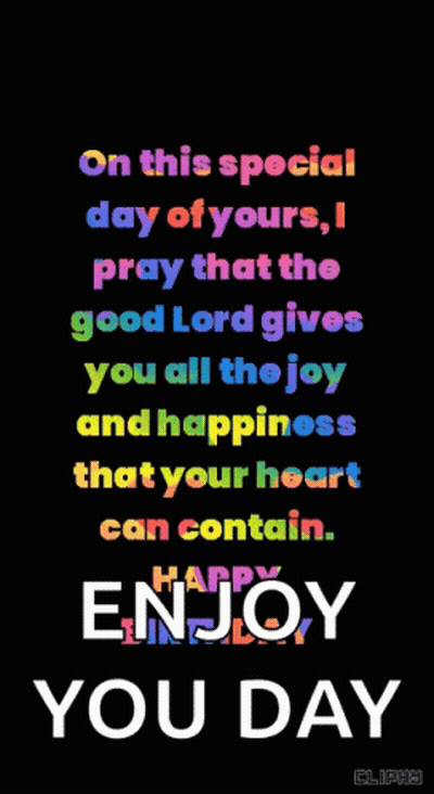 Praying For Joy And Happiness On Your Special Day GIF