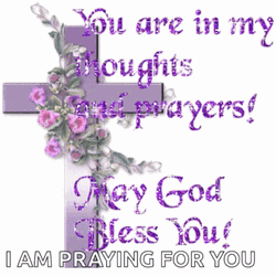 Praying For You Glistening Holy Cross GIF
