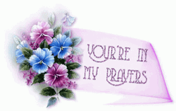 Praying For You Glittering Bouquet GIF