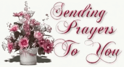 Praying For You Glittery Bouquet GIF