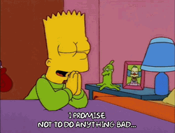 Praying Hands Bart Simpson The Simpsons Prayer GIF