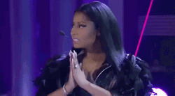 Praying Hands Nicki Minaj Rapping