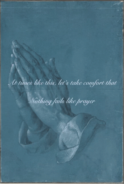 Praying Hands Nothing Fails Like Prayer GIF