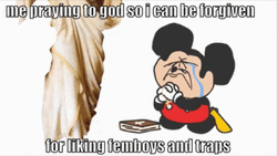Praying Mickey Mouse Meme
