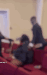 Praying Over Church Lady GIF