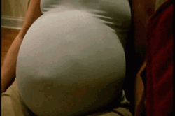 Pregnancy Belly Baby Move Twins GIF