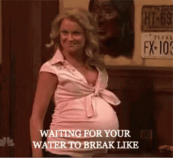 Pregnancy Mother Dance Amy Poehler  GIF