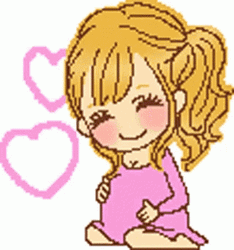 Pregnant Girl Pixelated GIF