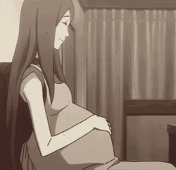 Pregnant Kushina Uzumaki GIF