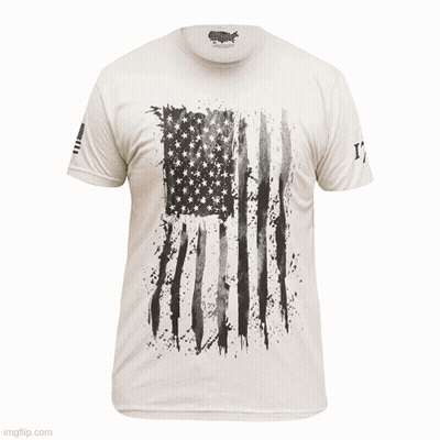 Premium Quality Fabric Features With USA Sticker GIF