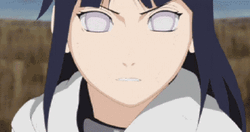 Preparing To  Attack Hinata Hyuga  GIF