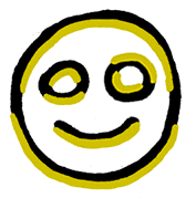 Preppy Smiley Face Yellow  GIF