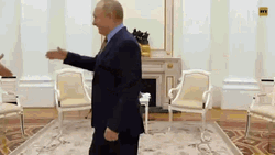 President Alberto Fernández And Vladimir Putin Hand Shake GIF