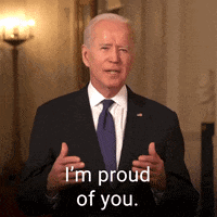 President Biden Saying He's Proud GIF