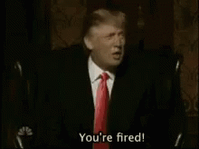 President Donald Trump Wrong You're Fired GIF