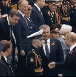 President Vladimir Putin Kapitan Danko Hand Shakes GIF