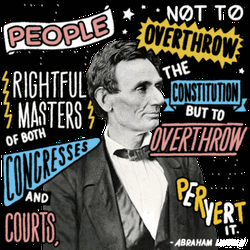 Presidents Day Creative Vector GIF