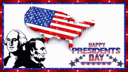 Presidents Day Map Of America GIF