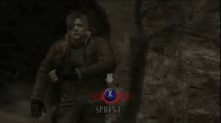Press X Button To Sprint GIF