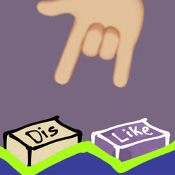 Pressing Dislike Button Again And Again GIF
