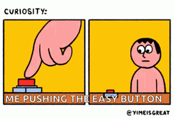 Pressing Easy Button Kicking Meme GIF
