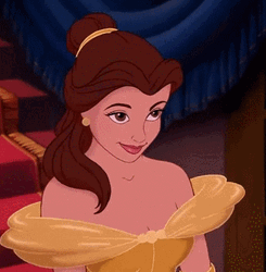 Pretty Belle Beauty And The Beast GIF