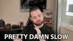 Pretty Damn Slow Frustrated Internet Personality GIF