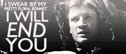 Pretty Floral Bonnet Nathan Fillion GIF