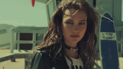 Pretty Girl Blown Hair GIF