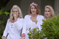 Pretty Girls Stunned Reaction Clutch Pearls GIF