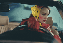 Pretty Lady Driving Crazy  GIF
