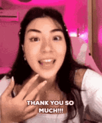 Pretty Lady Smiling Thank You So Much GIF