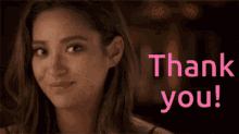 Pretty Lady Two Hands Flying Kiss Thank You So Much GIF