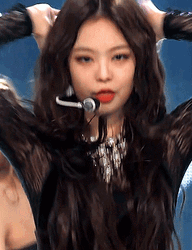 Pretty Long Hair Jennie GIF